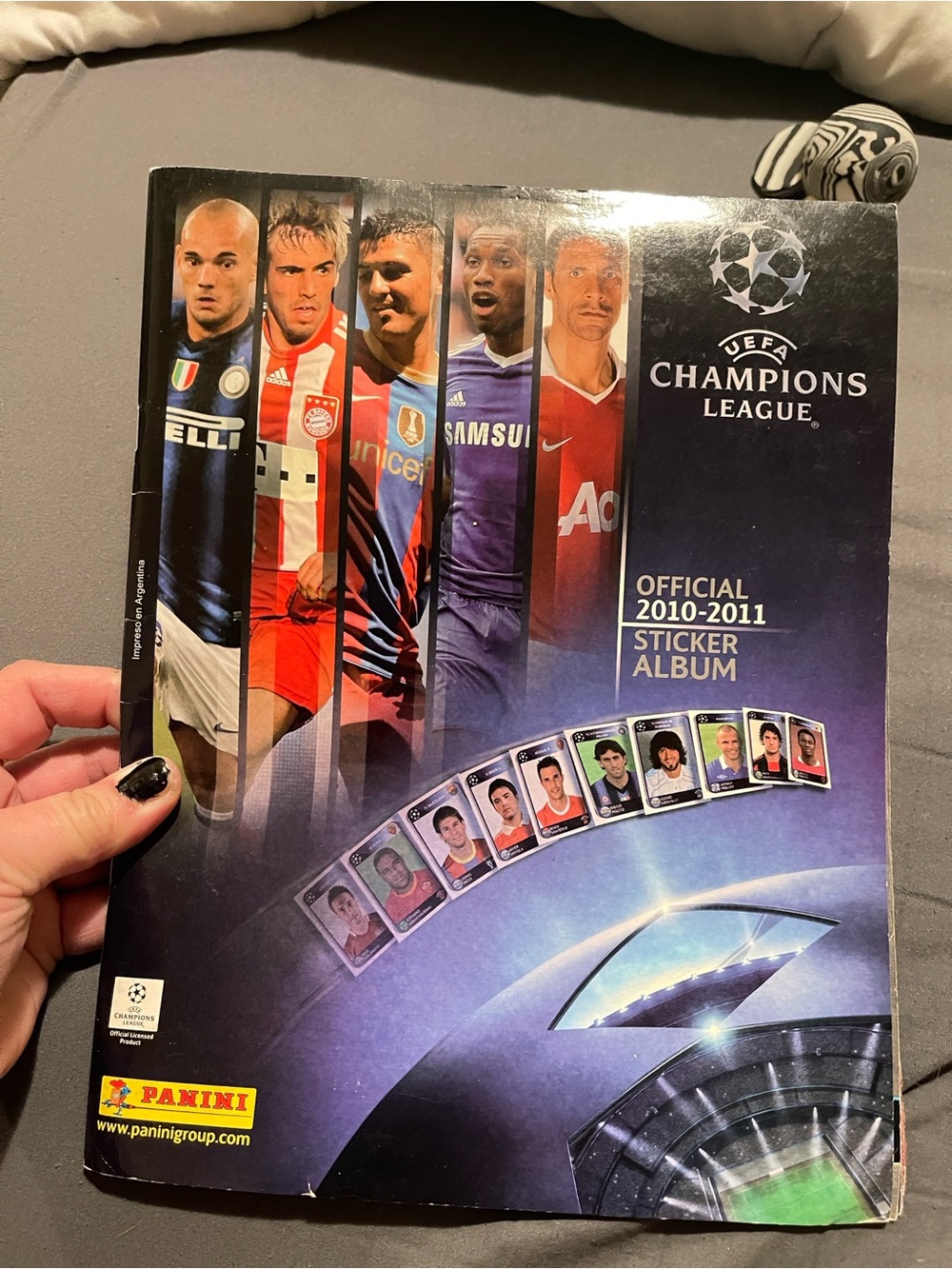 Panini FC Internazionale Milano Sticker Sheet - Blue and Green